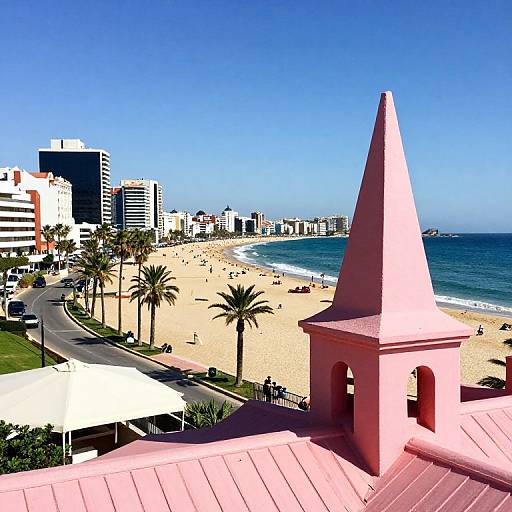 Casablanca Vibrant Shoreline Scene