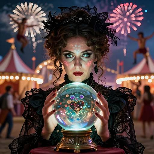 Victorian Fortune Teller at Carnival