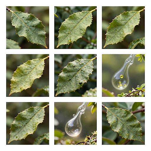 Photorealistic Nature Diffusion Collage