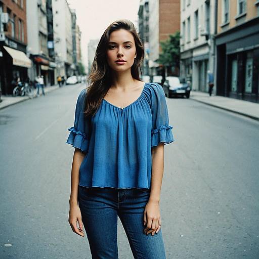 Chiffon Tops Fashion Street Style