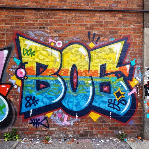 Colorful Urban Graffiti Ideogram