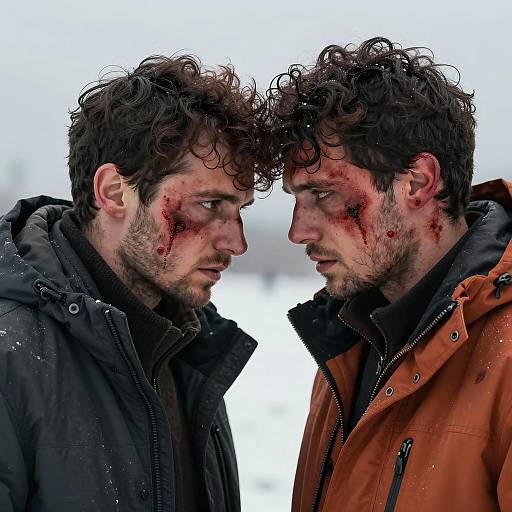 Intense Standoff of Injured Winter Warriors