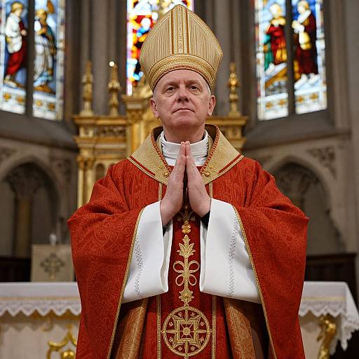 Bishop in Ornate Church