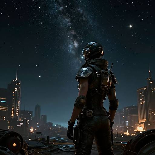 Dieselpunk Stars and God-like Beings