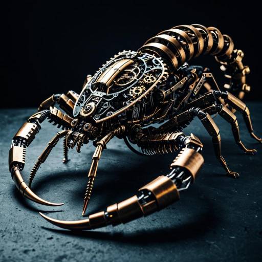Intricate Robotic Scorpion Design Concept