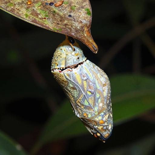 Deathhead Butterfly Emerging Bioluminescence