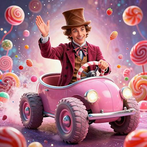 Willy Wonka Candy Car Fantasy