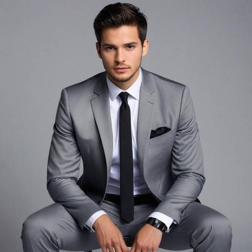 Dapper Male in Formal Attire Portrait
