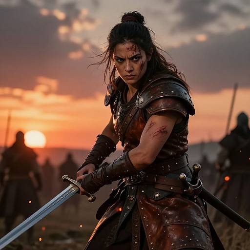 Lika the Fierce Medieval Warrior