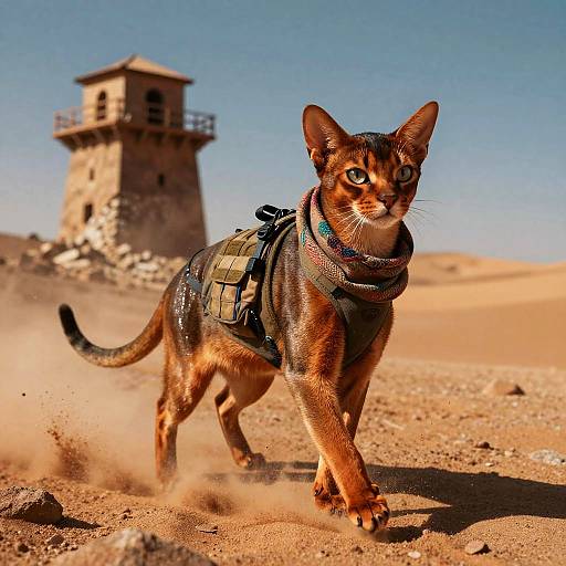 Copper Abyssinian Desert Rebel
