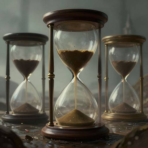 Epic Surreal Hourglass Dreamscape