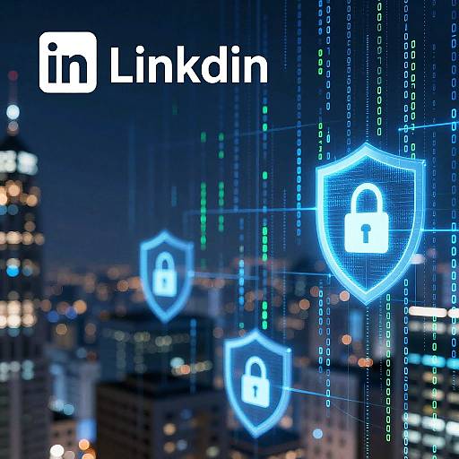 Futuristic Cybersecurity LinkedIn Banner