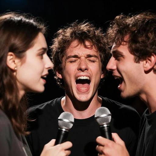 Intense Interaction Captured in a Photo