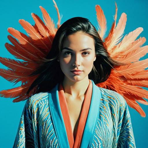 Surreal Aquatic Phoenix Portrait Creation