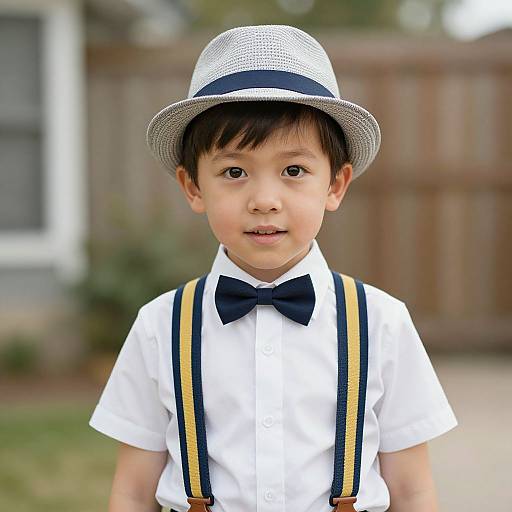 Young Boy in Sandlot Costume
