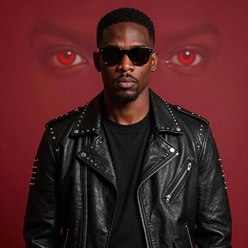 Dramatic Portrait of a Stylish Man