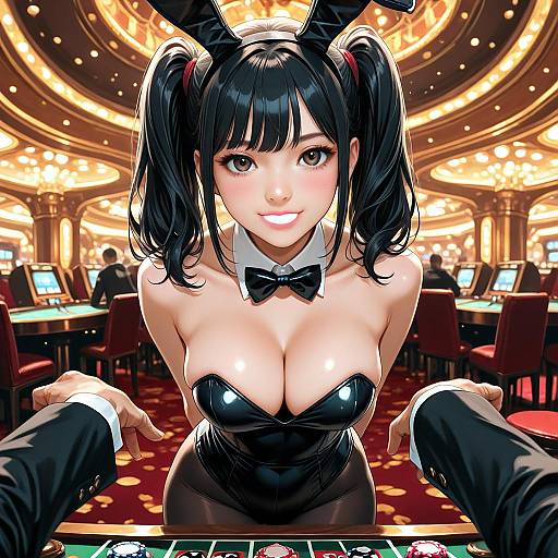 Playboy Bunny Girl at Casino