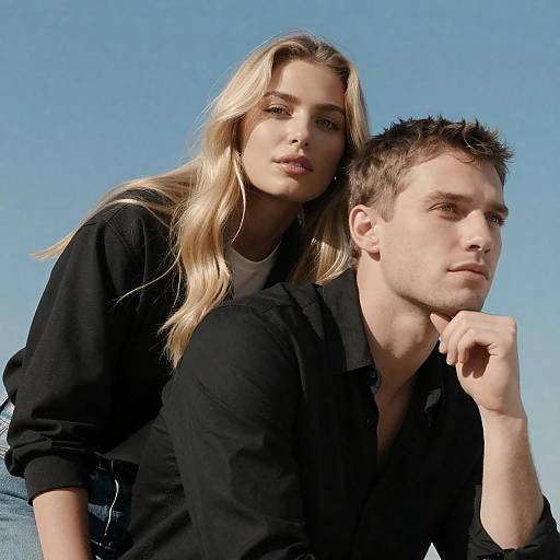 Romantic Outdoor Couple Photograph