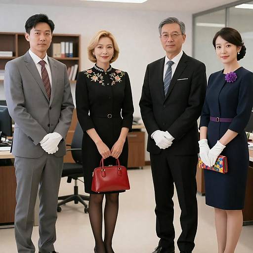 Elegant Office Group with Fashion Details