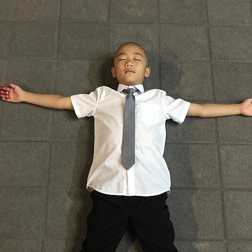 Emotional Scene of a Boy at Night