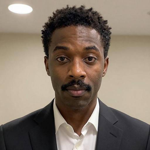 Portrait of a Stylish Black Man