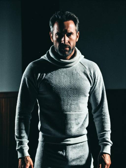 Cinematic Thermal Under Clothes Portrait