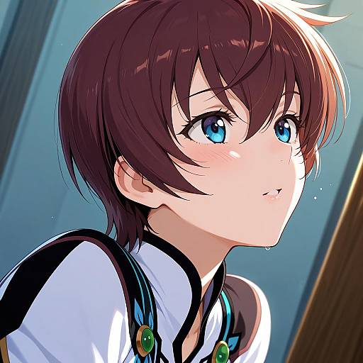 Illustration of Asbel lhant, tales of (series) in the style of 47agdragon