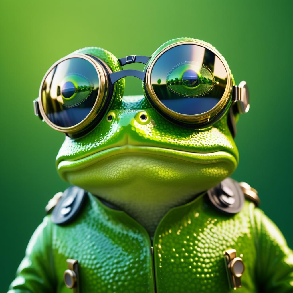 Contest-Winning Macro of Goggles Frog