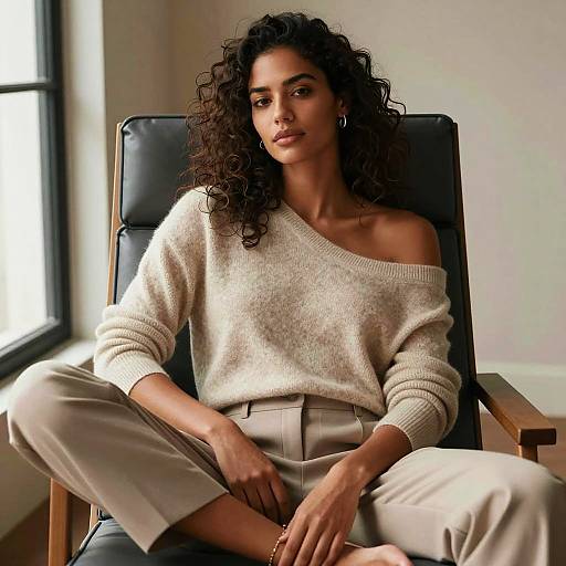 Chic Casual Portrait: Victoria's Secret Vibes