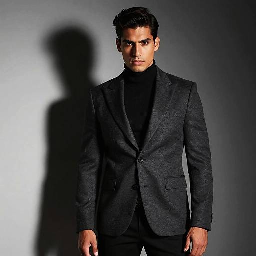 Mexican Male Model in High Fashion