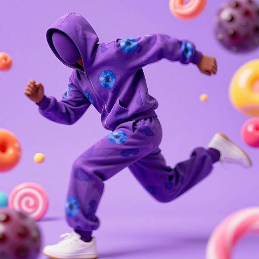 Violet Beauregarde Tracksuit Art