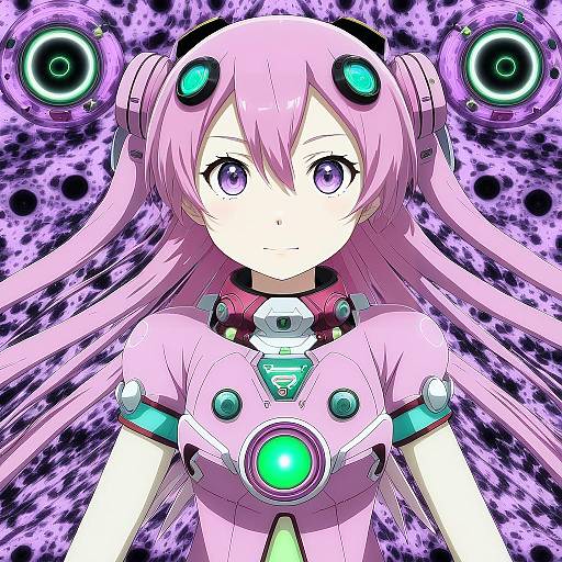 Illustration of Anemone (eureka seven), eureka seven (series) in the style of Batta (ijigen debris)