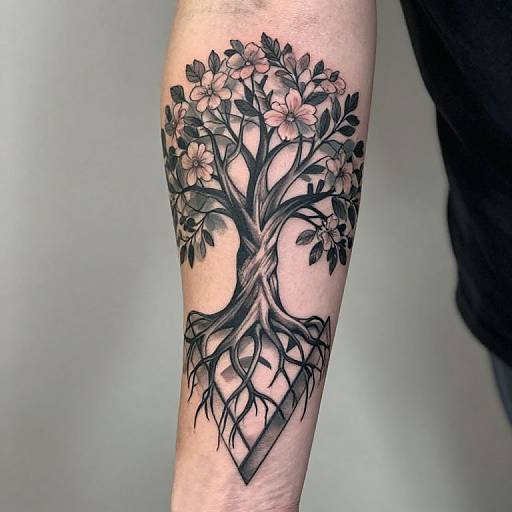 Tree of Life Full Sleeve Tattoo