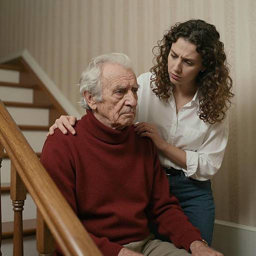 Serious Connection on the Staircase