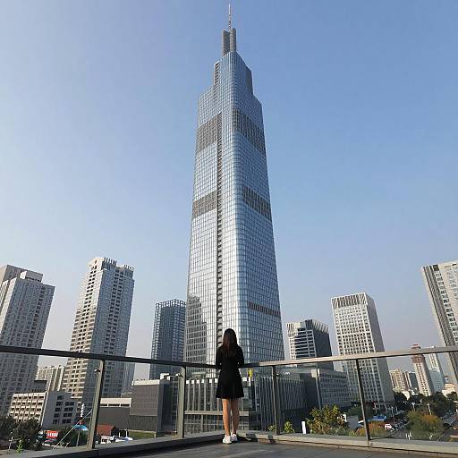 Urban Elegance: Skyscraper and Cityscape
