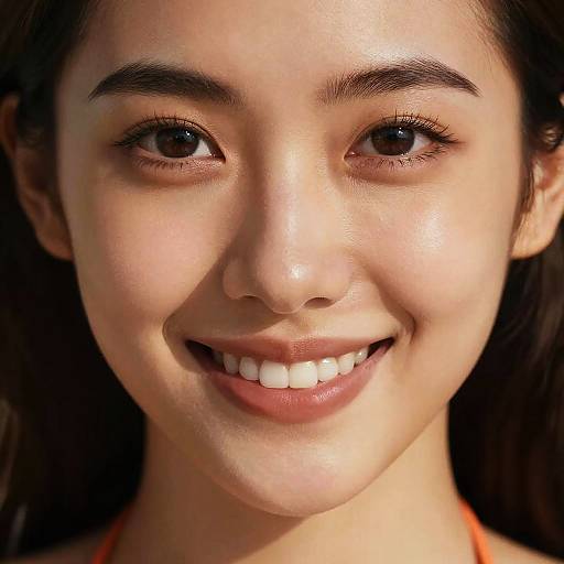 Glamorous Close-Up Bikini Beauty Portrait