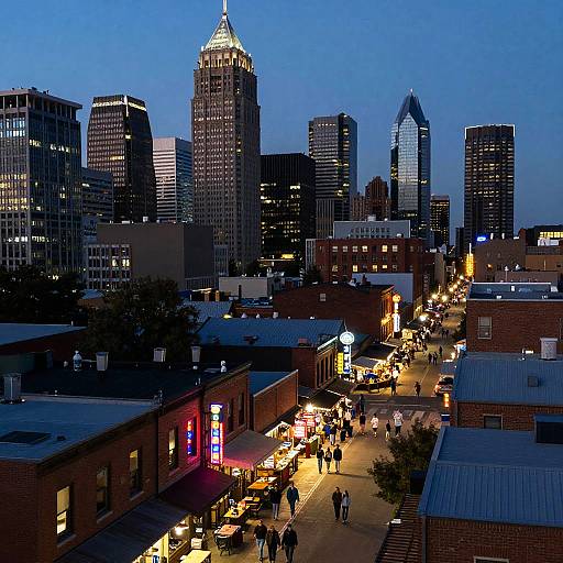 Manheim Cityscape at Dusk