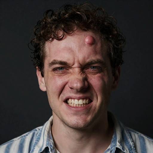 Portrait of a Disfigured Man