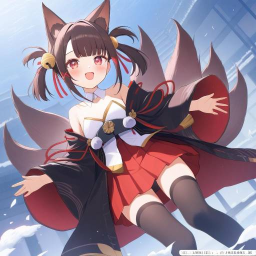 Illustration of Akagi-chan (azur lane), azur lane in the style of 6u (eternal land)