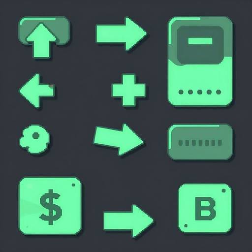 Minimalist Robotic Money-Themed Icons