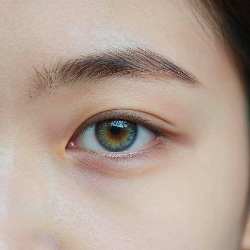 Hyperrealistic Teen Girl Eye Closeup