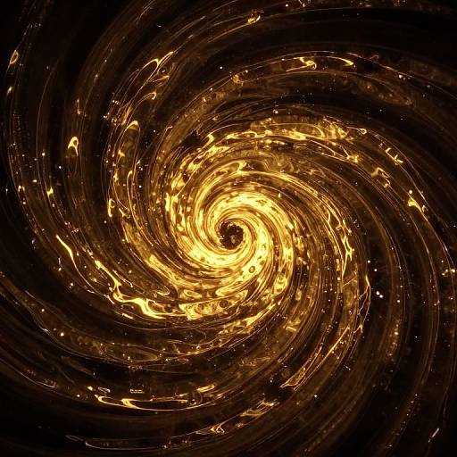 Enigmatic Golden Vortex of Light