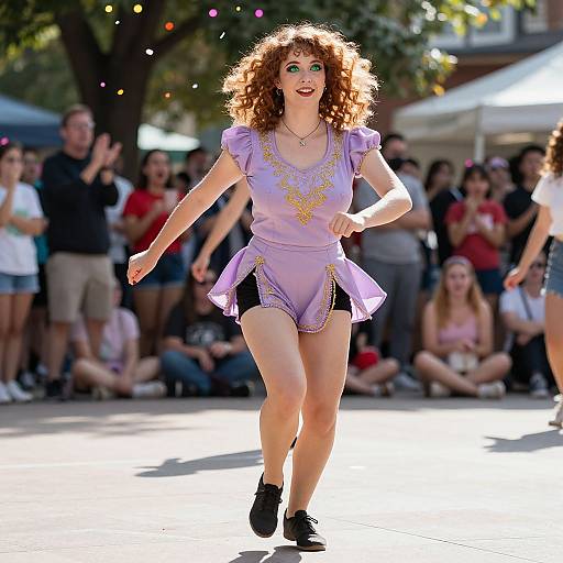 Dynamic Tap Dance Moment