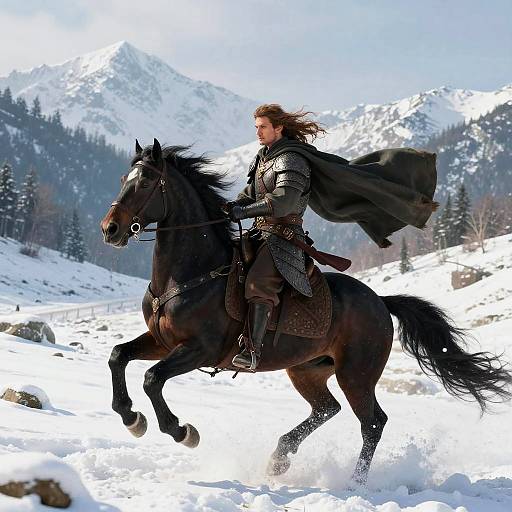 Stepan on Majestic Black Stallion