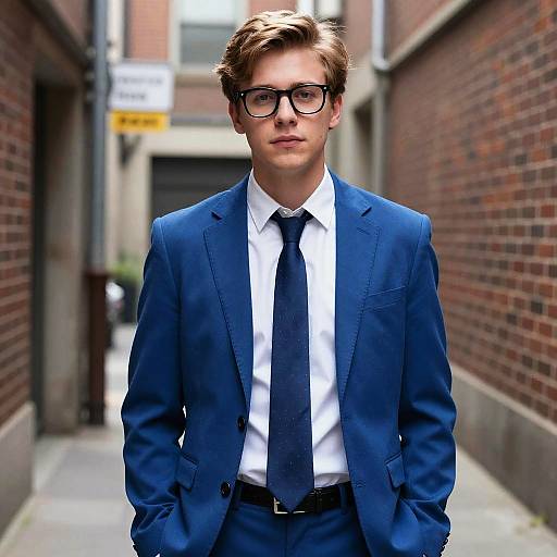 Young Man in Steve Costume