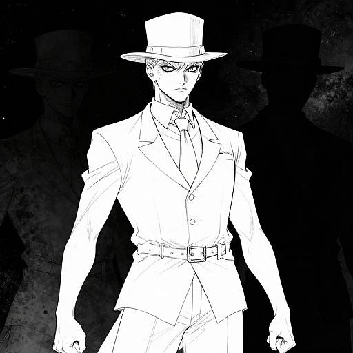 Anime Style Pottery Judge Dredd