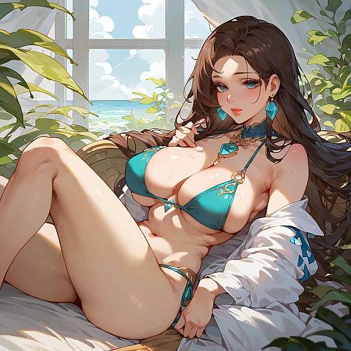 Charming Yacht Fashion: Petite Hentai Woman