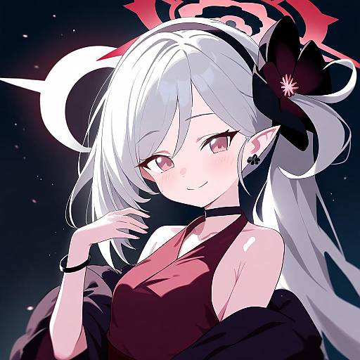 Illustration of Mutsuki (dress) (blue archive), blue archive in the style of Mura karuki