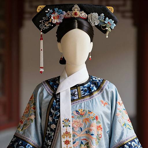 Elegant Traditional Chinese Dress Mannequin