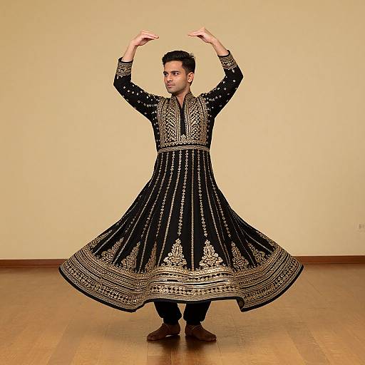 Indo Western Dance Costume Portrait